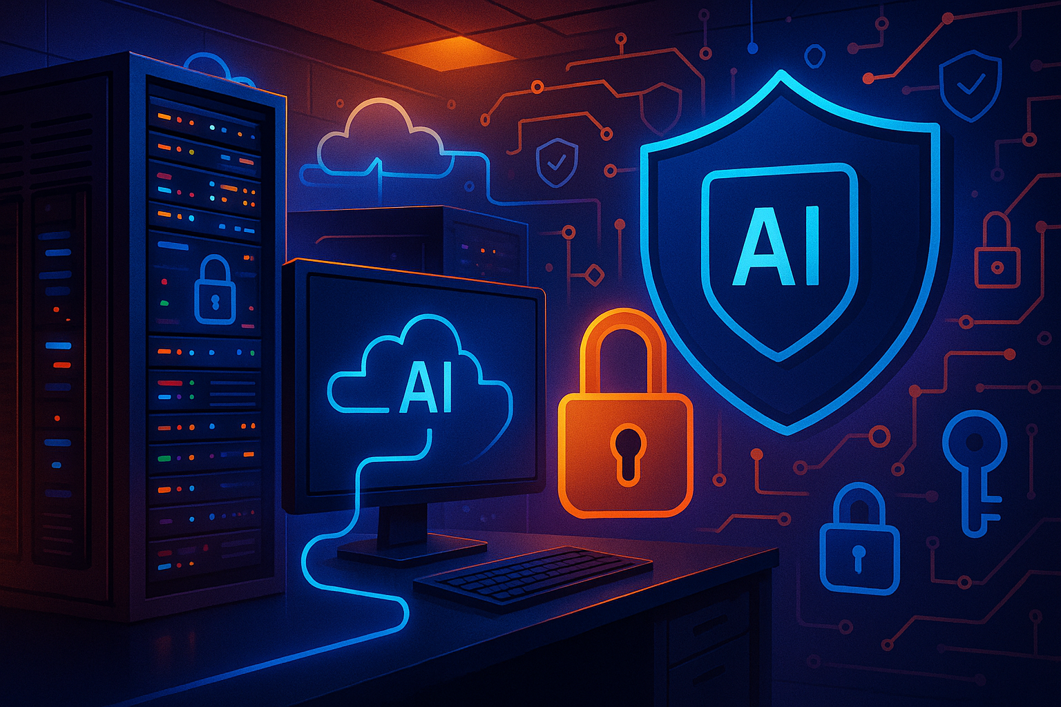 Placeholder: A conceptual image representing a secure, on-premises server environment, perhaps with a stylized lock or shield overlay.